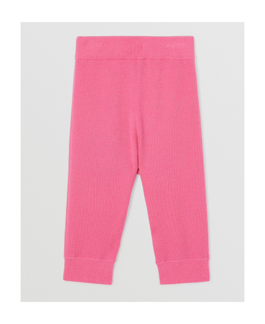 Burberry Girl's Otto Silicone Bear Patch Joggers In Pink