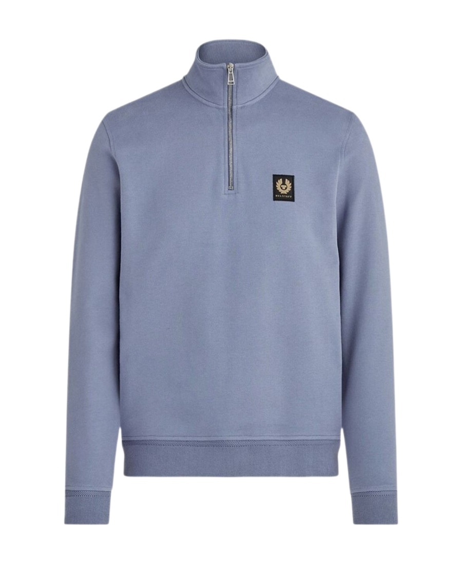 Belstaff Long-sleeved Sweater In Blue
