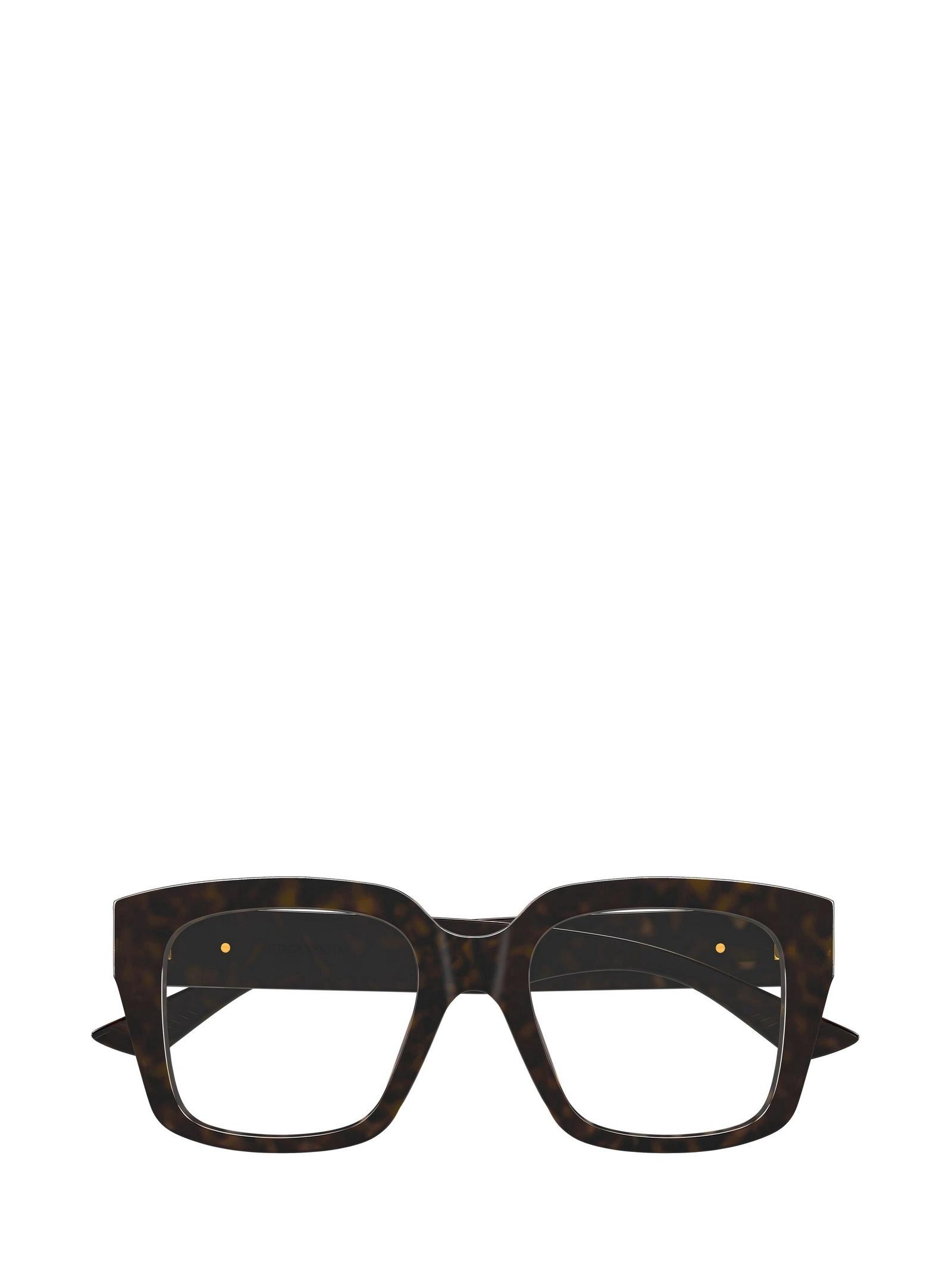 Bottega Veneta Eyewear Square Frame Glasses In Black