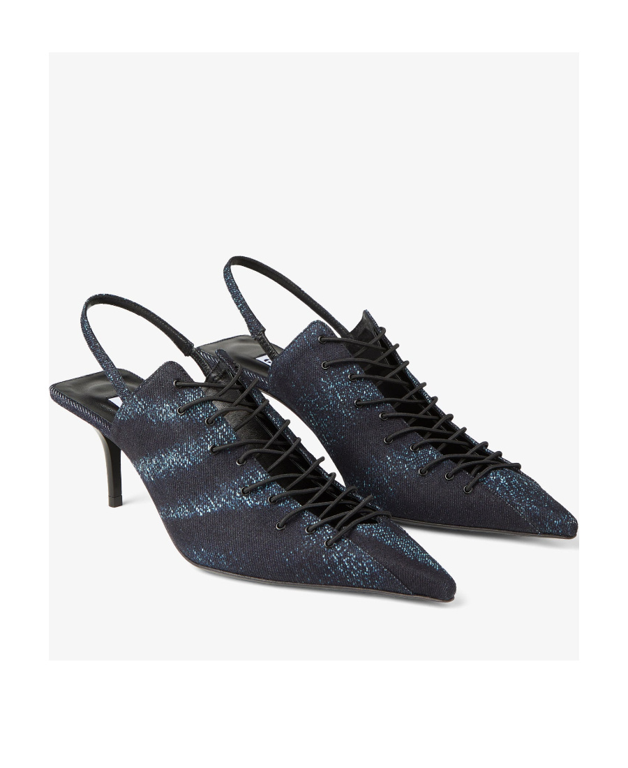 Jimmy Choo X Jean Paul Gaultier 60 Slack-heeled Heels In Black