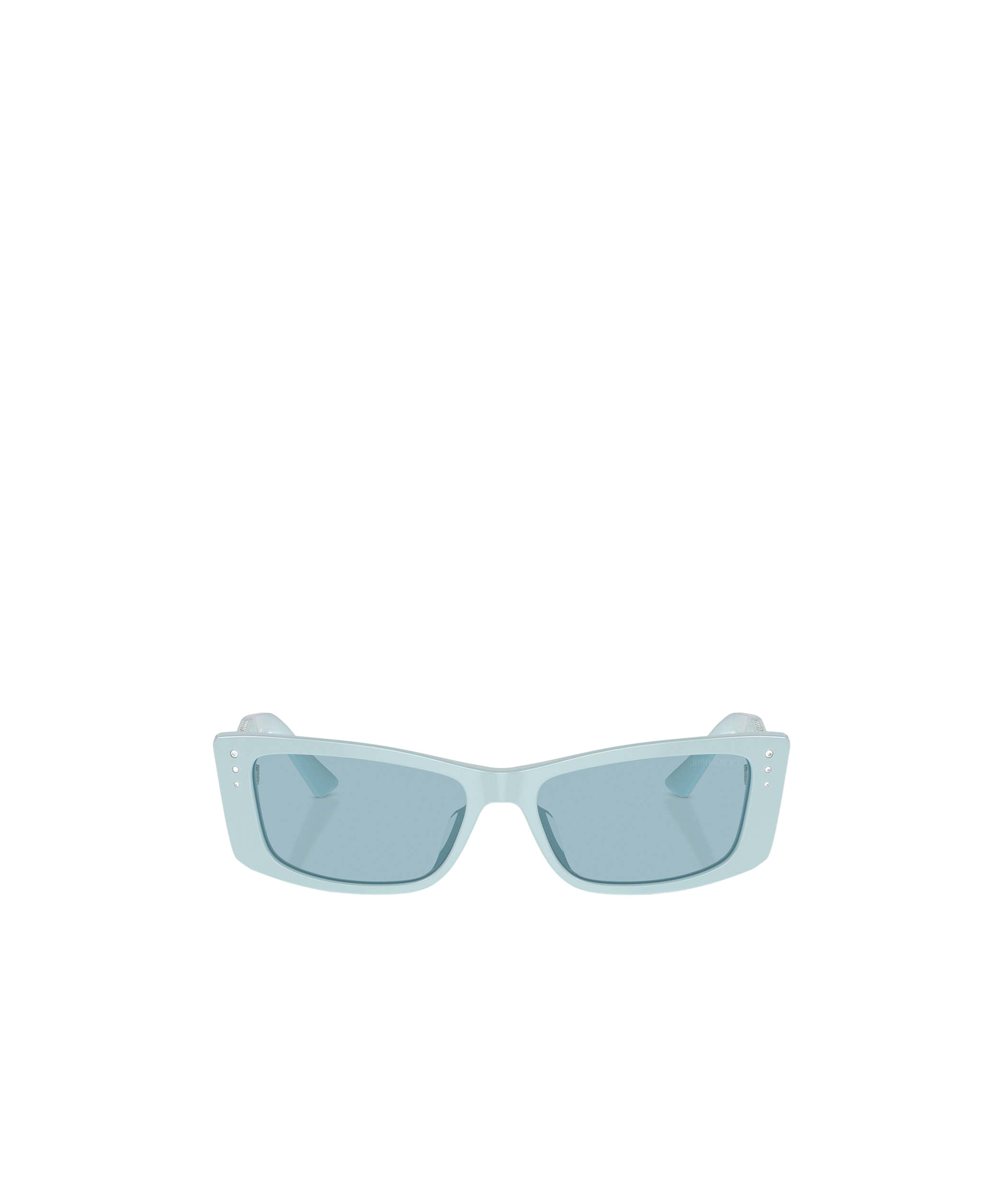 Jimmy Choo Eyewear Rectangle Frame Sunglasses In Blue