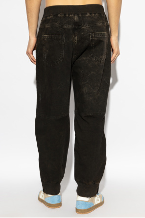Balmain Drawstring Casual Pants In Black