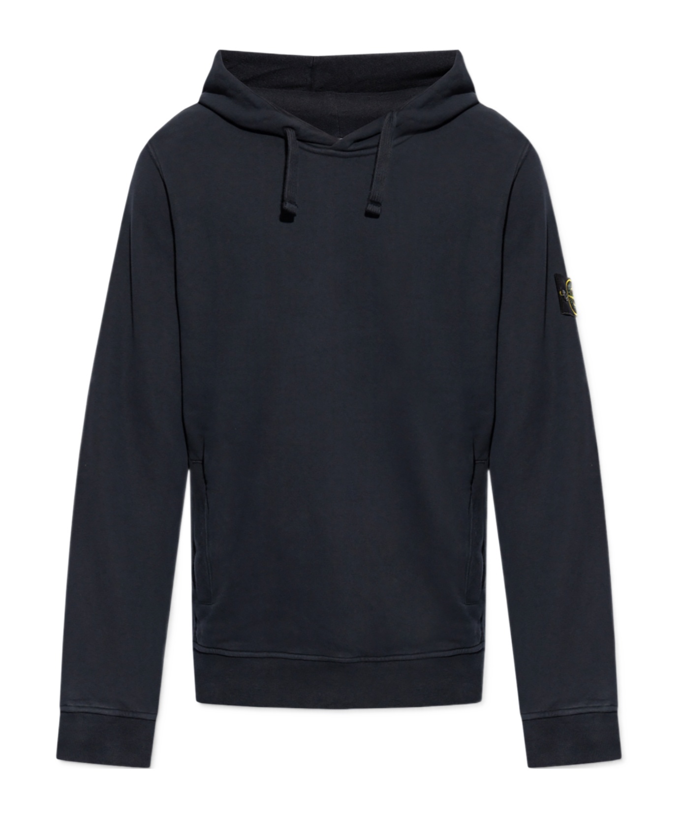 Stone Island 6100029 Brushed Organic Cotton Fleece In Blue