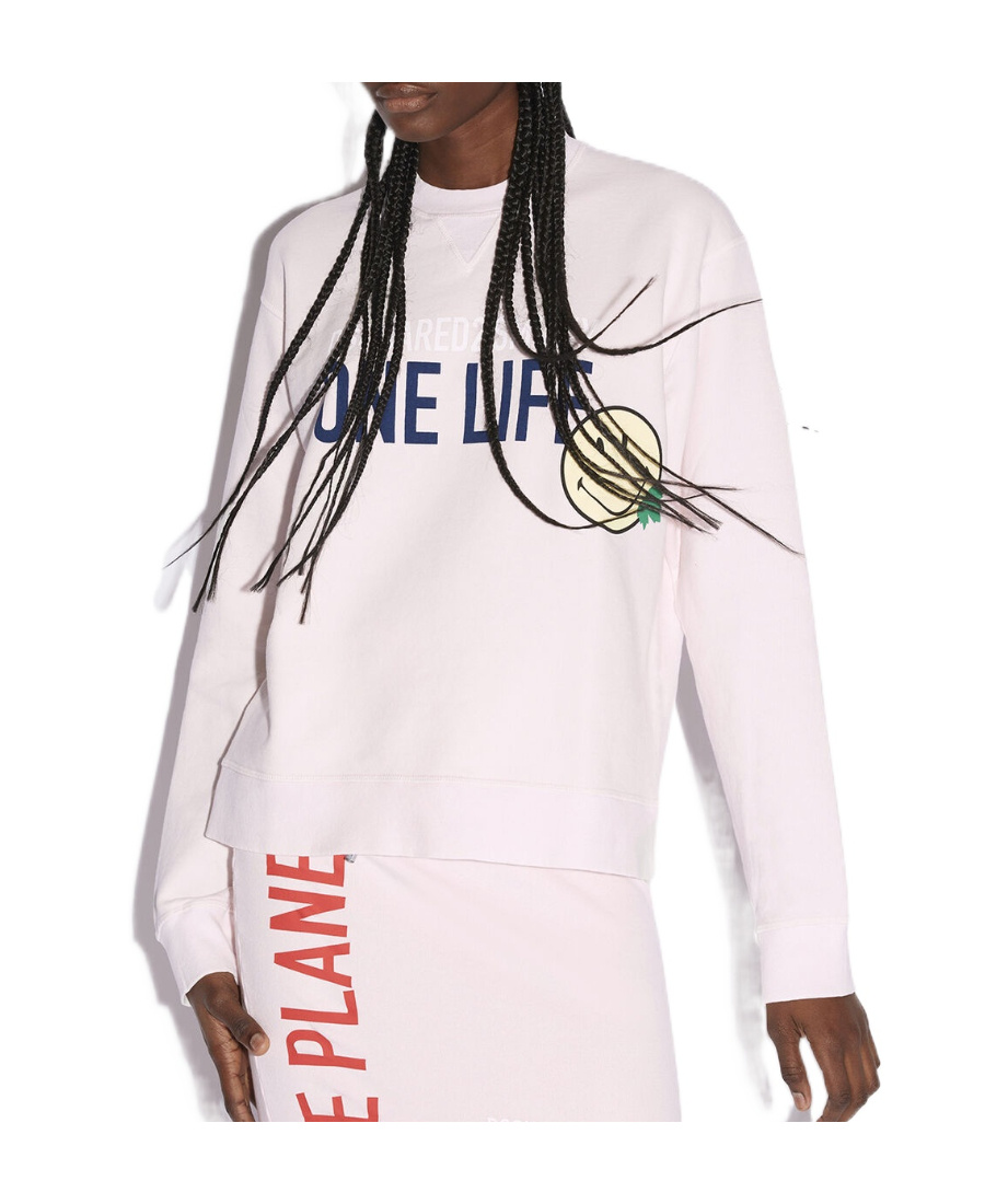 Dsquared2 Smiley Cool Sweatshirt In White