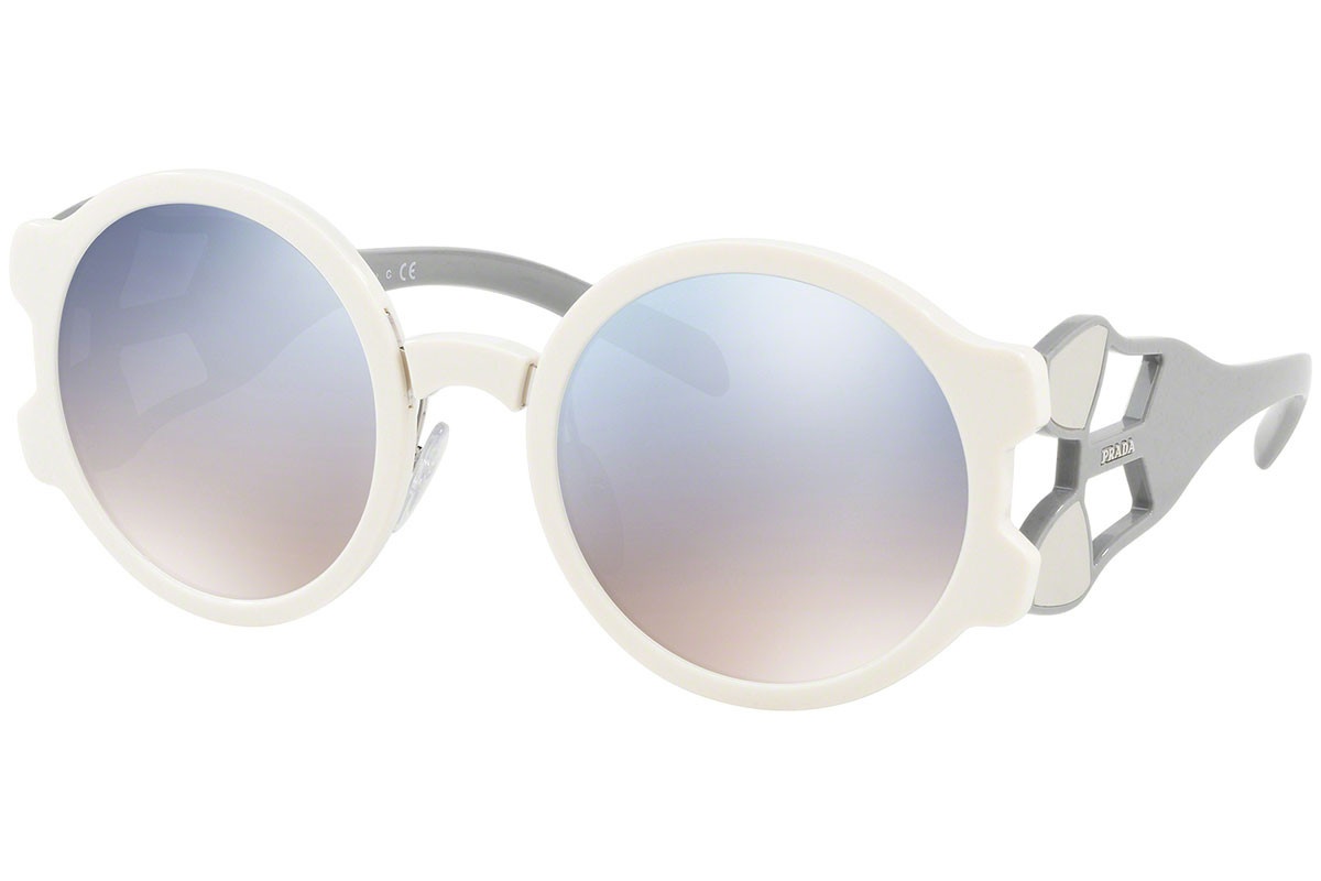 Prada Logo Gradient Sunglasses In White