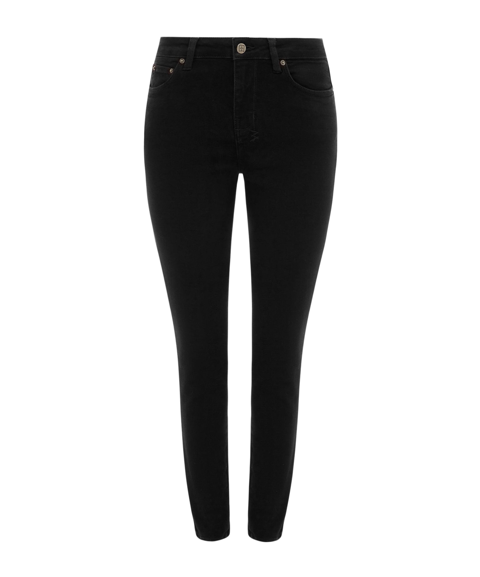 Ksubi Spray On Cropped Jeans In Black