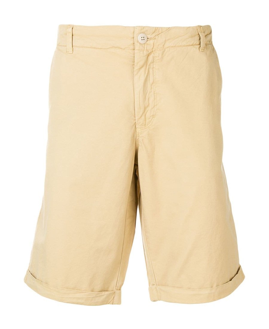 Woolrich Turn Up Hems Shorts In Nude