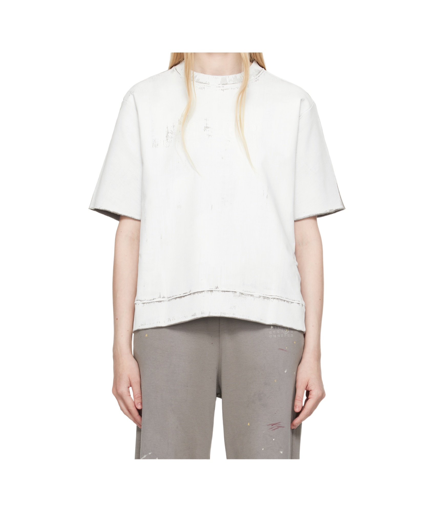 Shop Mm6 Maison Margiela Light Sweat Sweatshirt