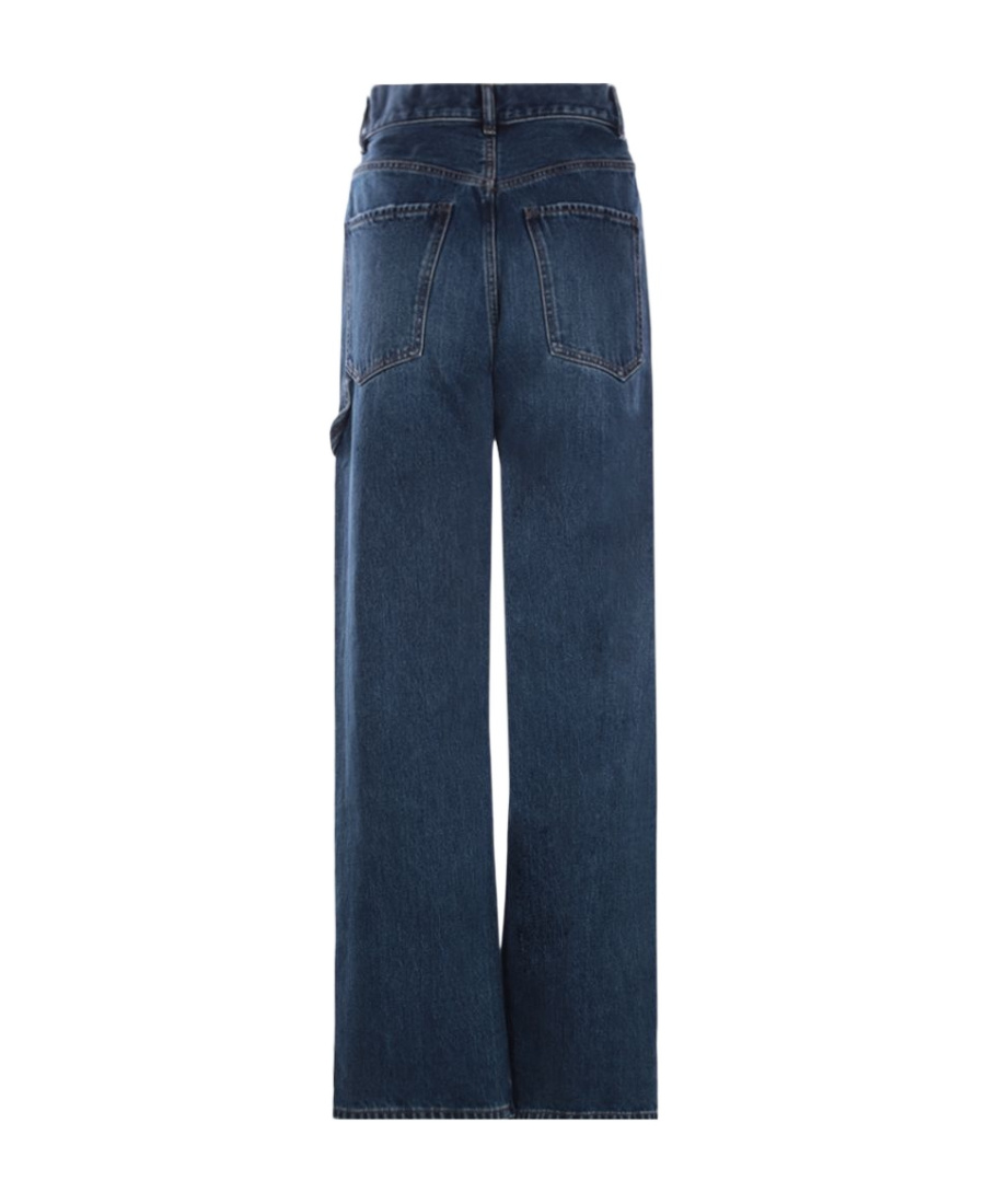 Chloé Rigid High-rise Wide-leg Jeans In Blue
