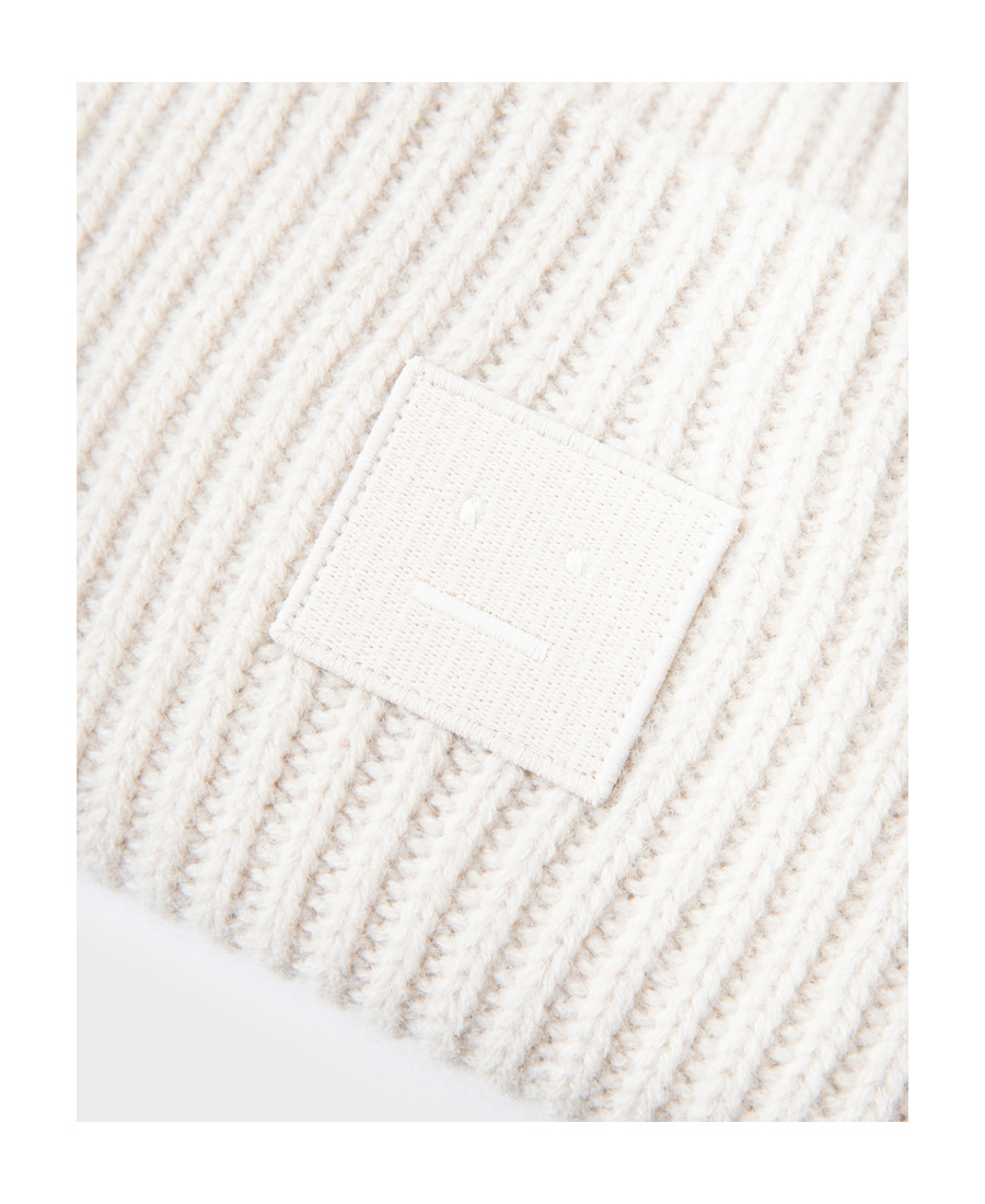 Acne Studios Knitted Beveless Urinal Cap In White