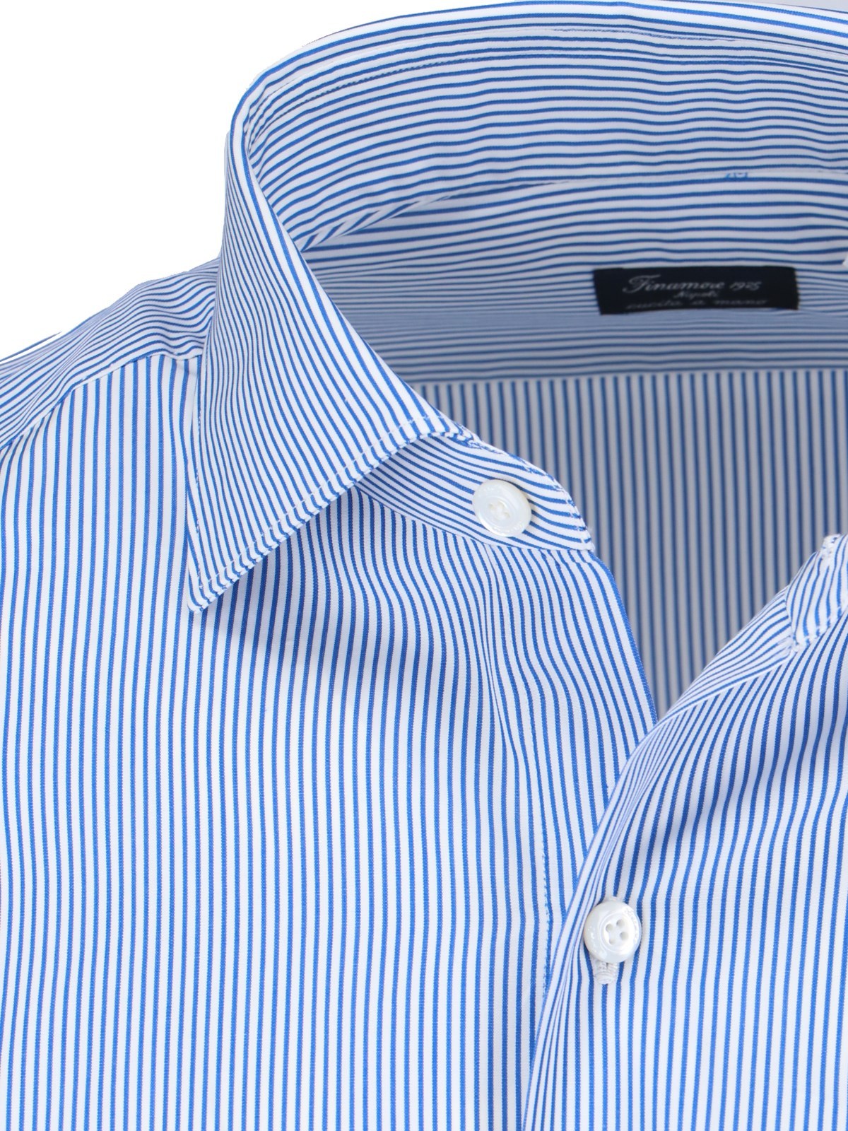 FINAMORE 1925 NAPOLI FINAMORE 1925 MILANO ZANTE STRIPED SHIRT 
