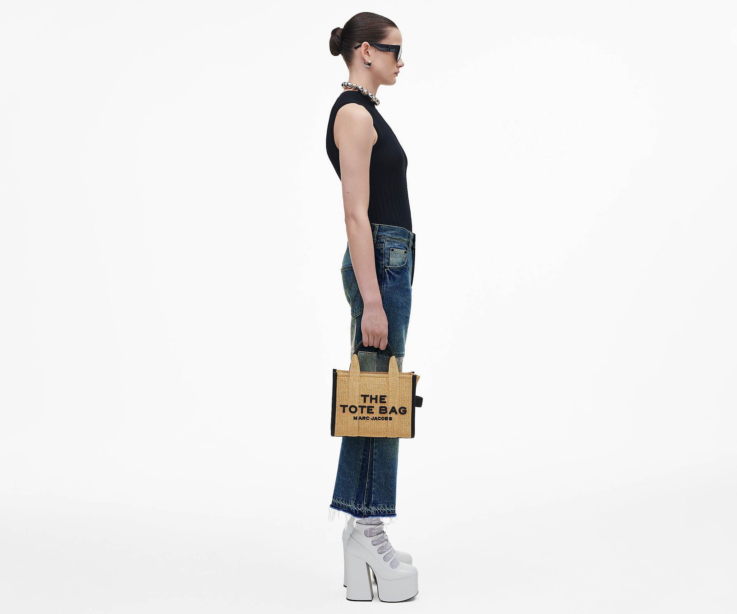 Marc Jacobs Traveler Tote In Beige Polypropylene In Nude