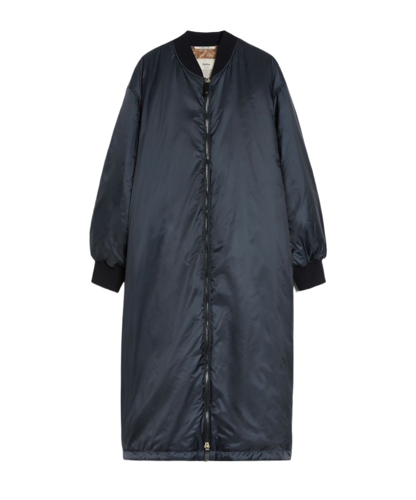 Max Mara Long Pilot Cotton Suit In Black