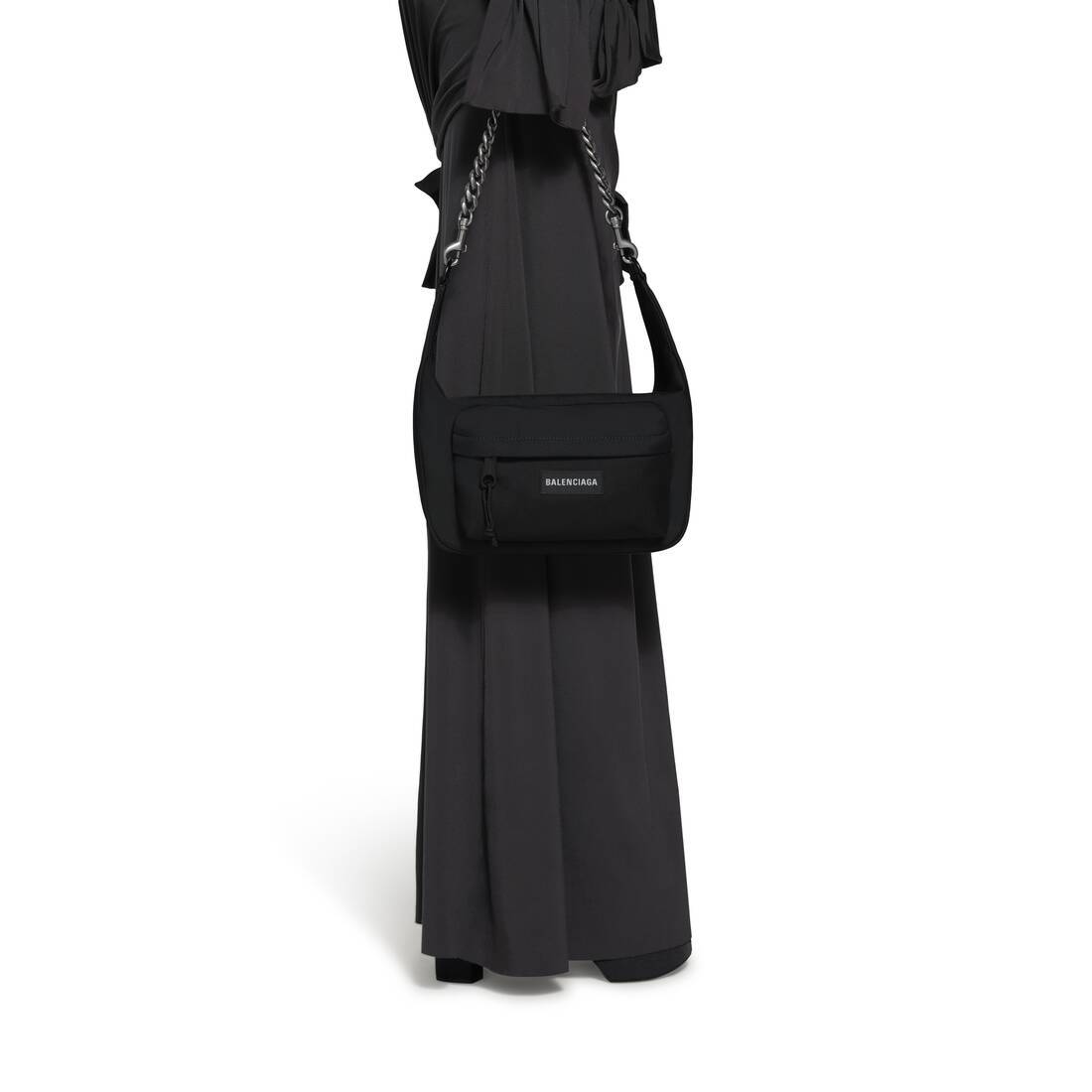 Balenciaga Raver Medium Shoulder Bag In Black