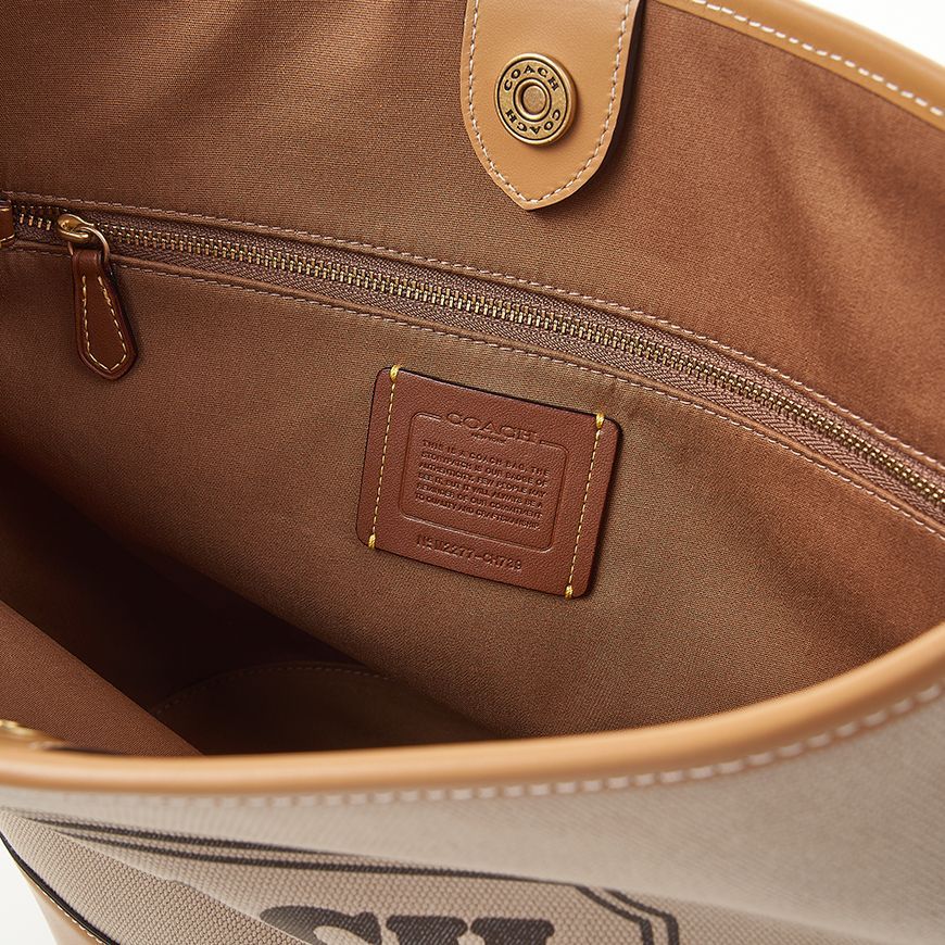 Coach Restored Dakota Bucket Bag In Nude