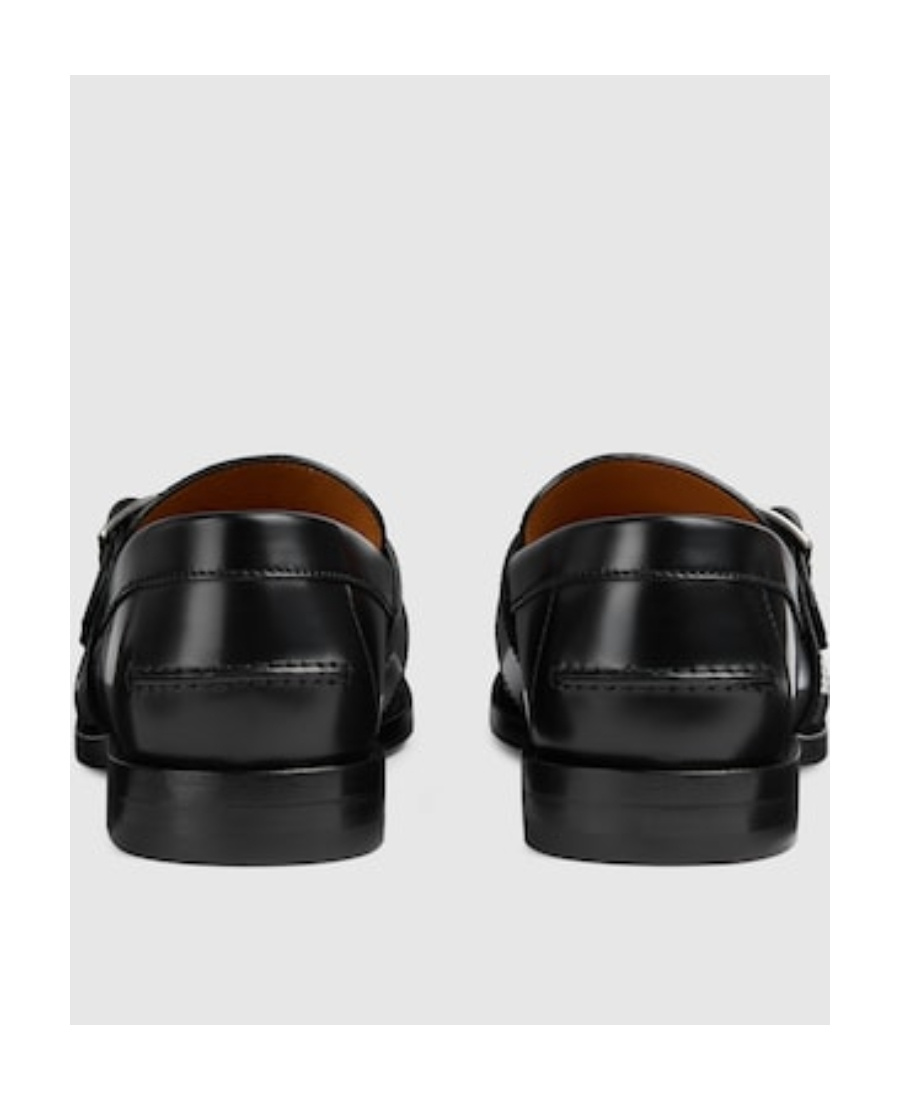 Gucci Men's Leather Loafers In Black