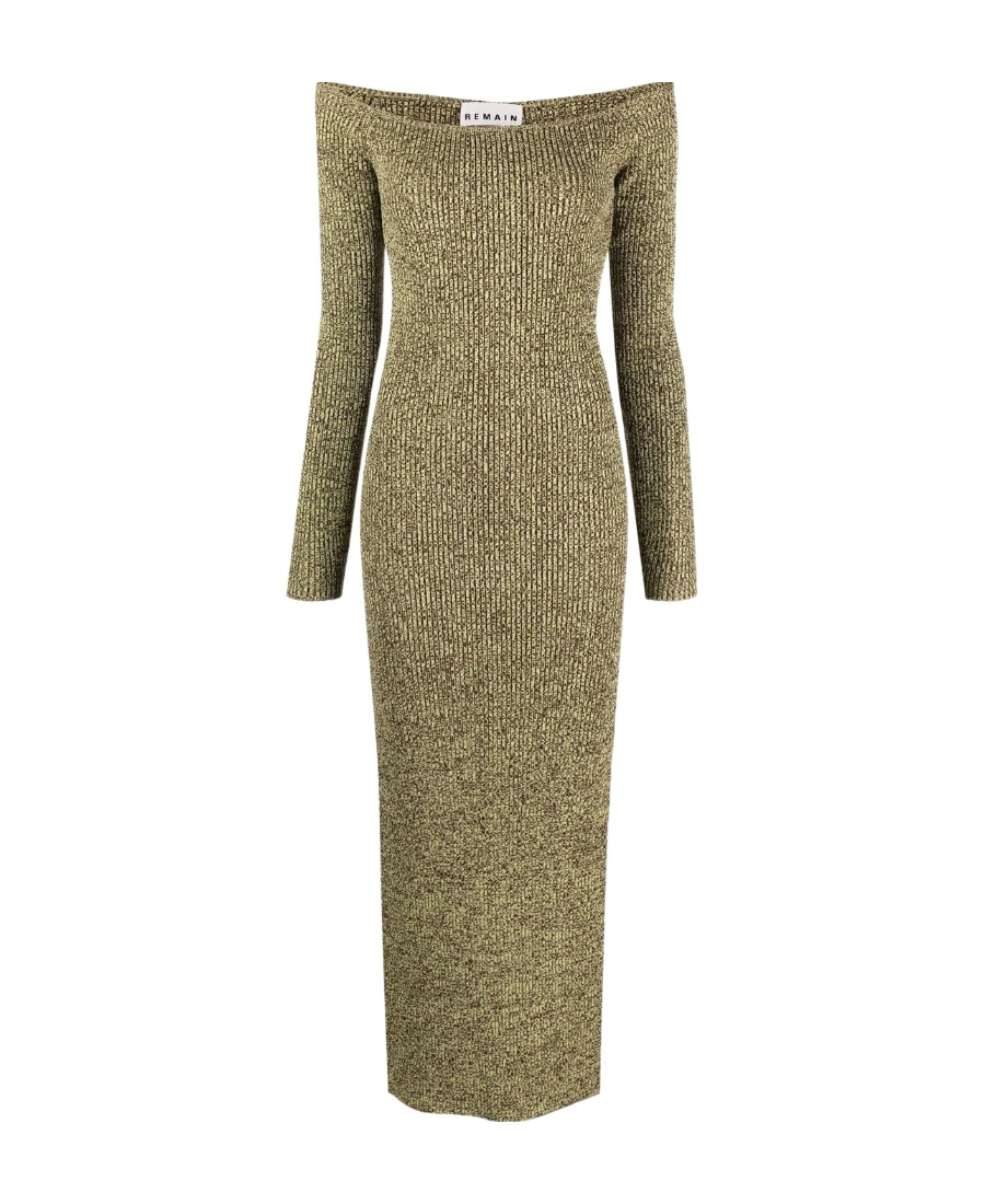 REMAIN BIRGER CHRISTENSEN LONG-SLEEVED KNITTED DRESS