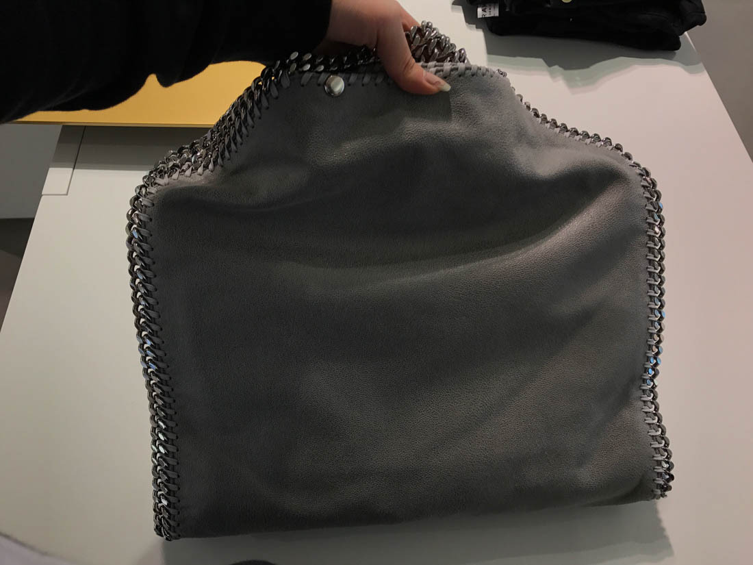 Stella Mccartney 3 Chain Falabella Tote Bag In Gray