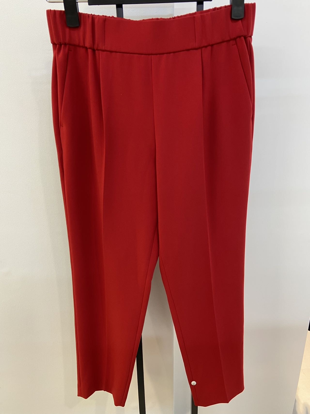 Moschino Elastic Waist Casual Pants In Red