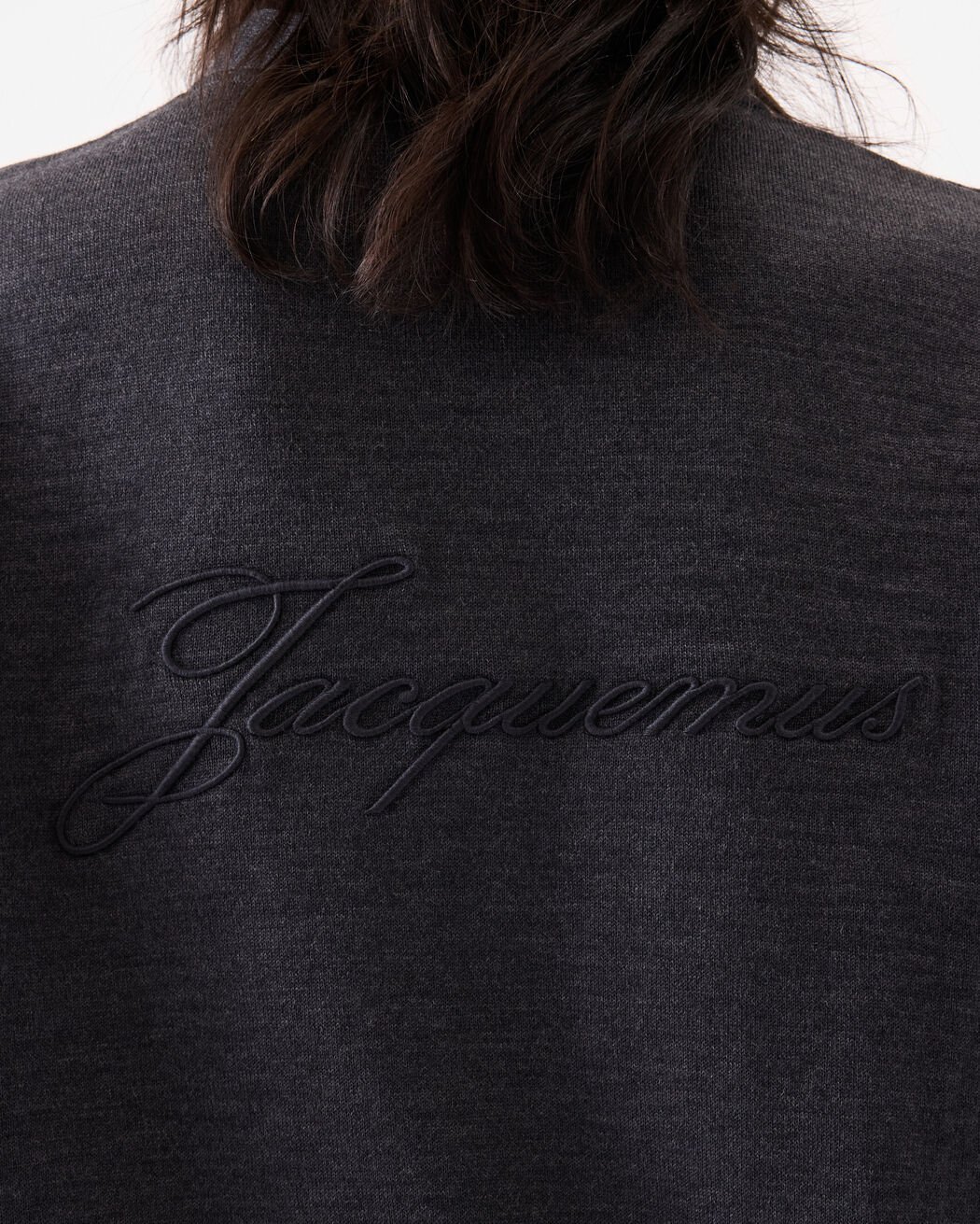 Jacquemus Embroidered Knitted Cardigan In Black