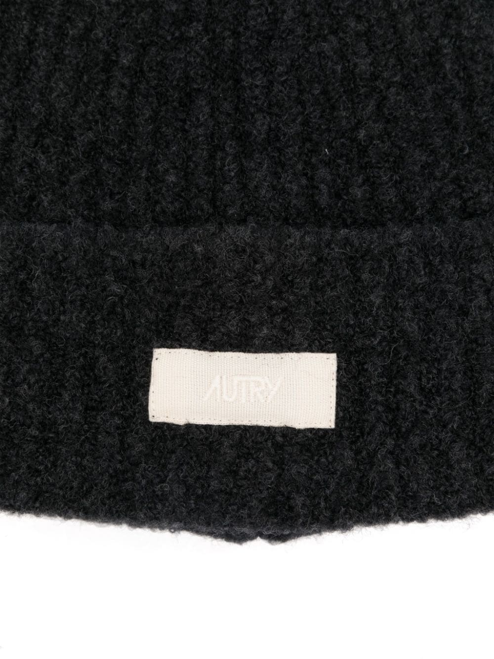 Autry Logo-patch Beanie Hat In Black
