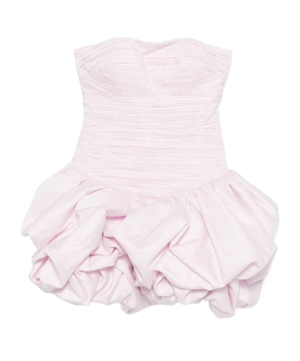 Aje Bubble Hem Mini Dress