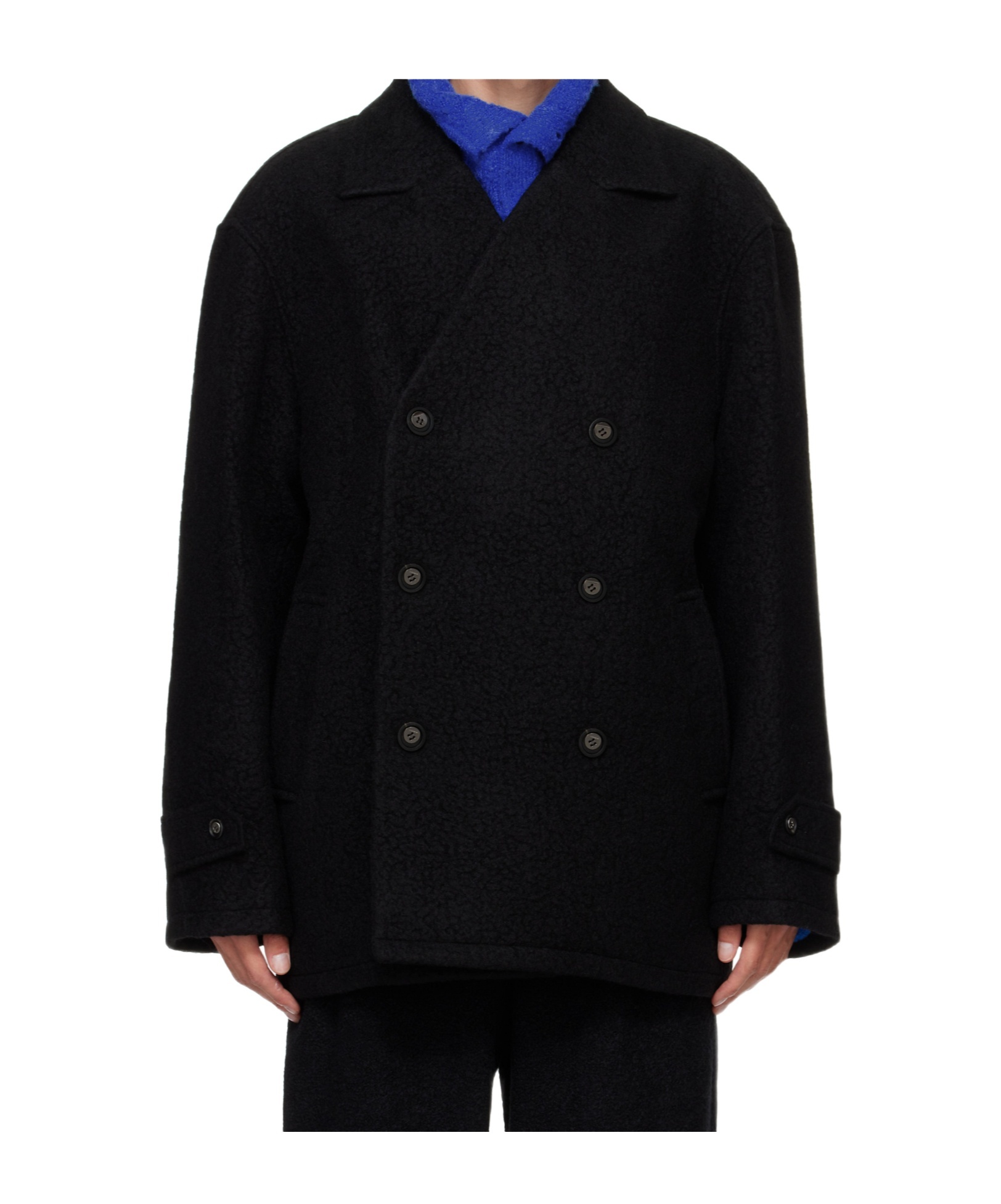 Ader Error Long-sleeved Short Coat In Black
