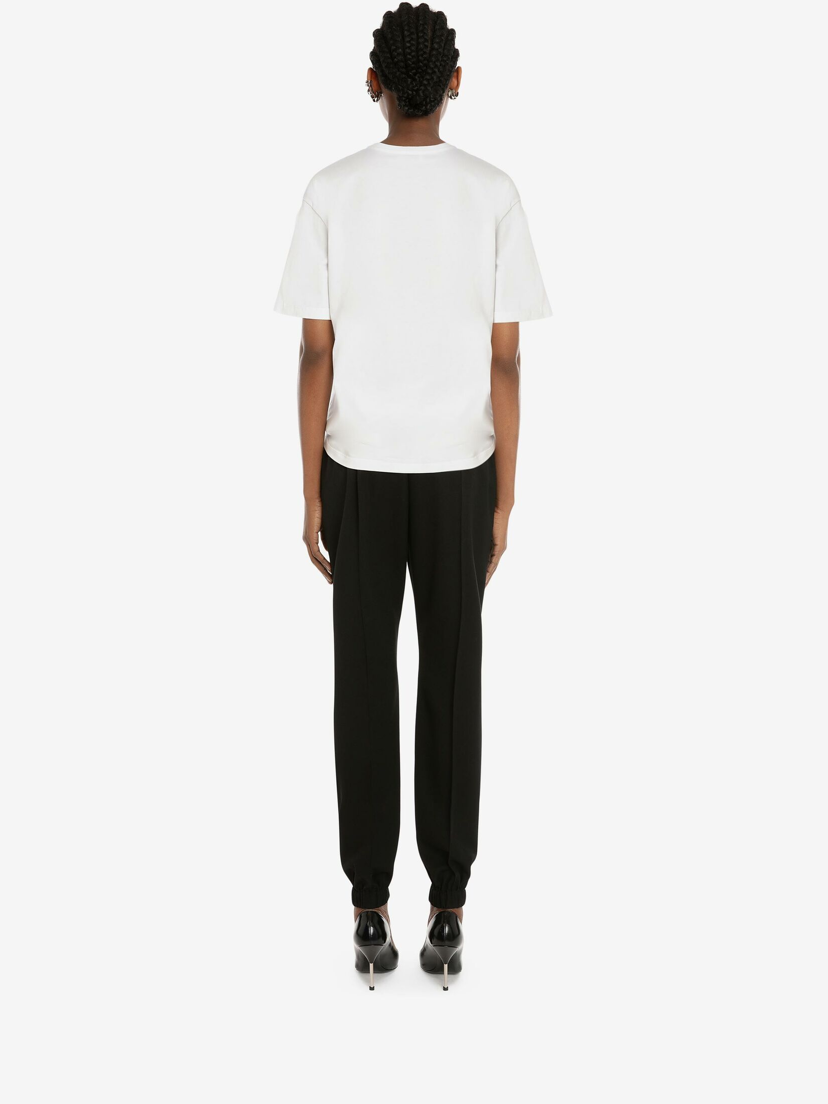 Alexander Mcqueen White Cotton Tops & T-shirt In White