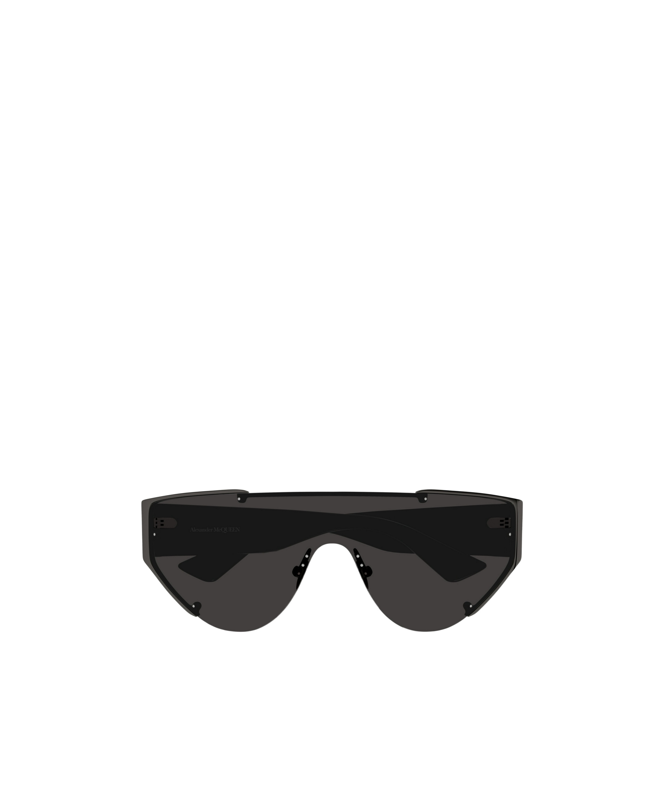 Alexander Mcqueen Amq The Grip Shield-frame Sunglasses In Black