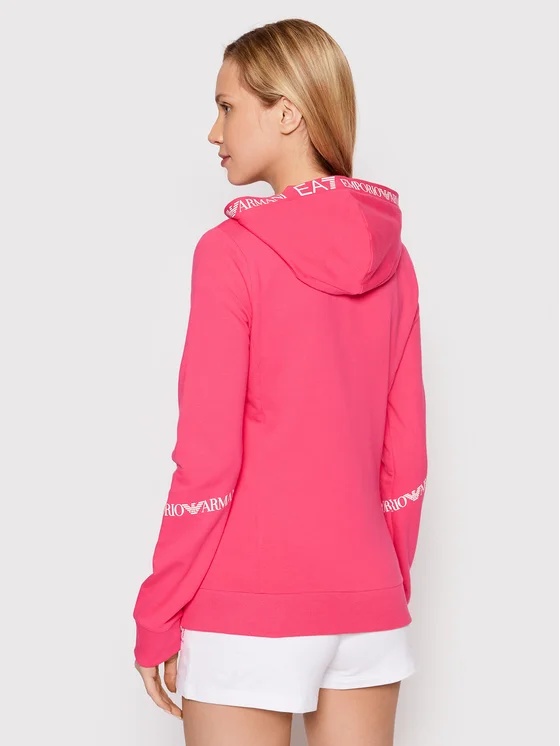EA7 HOODED ZIPPER HOODIE