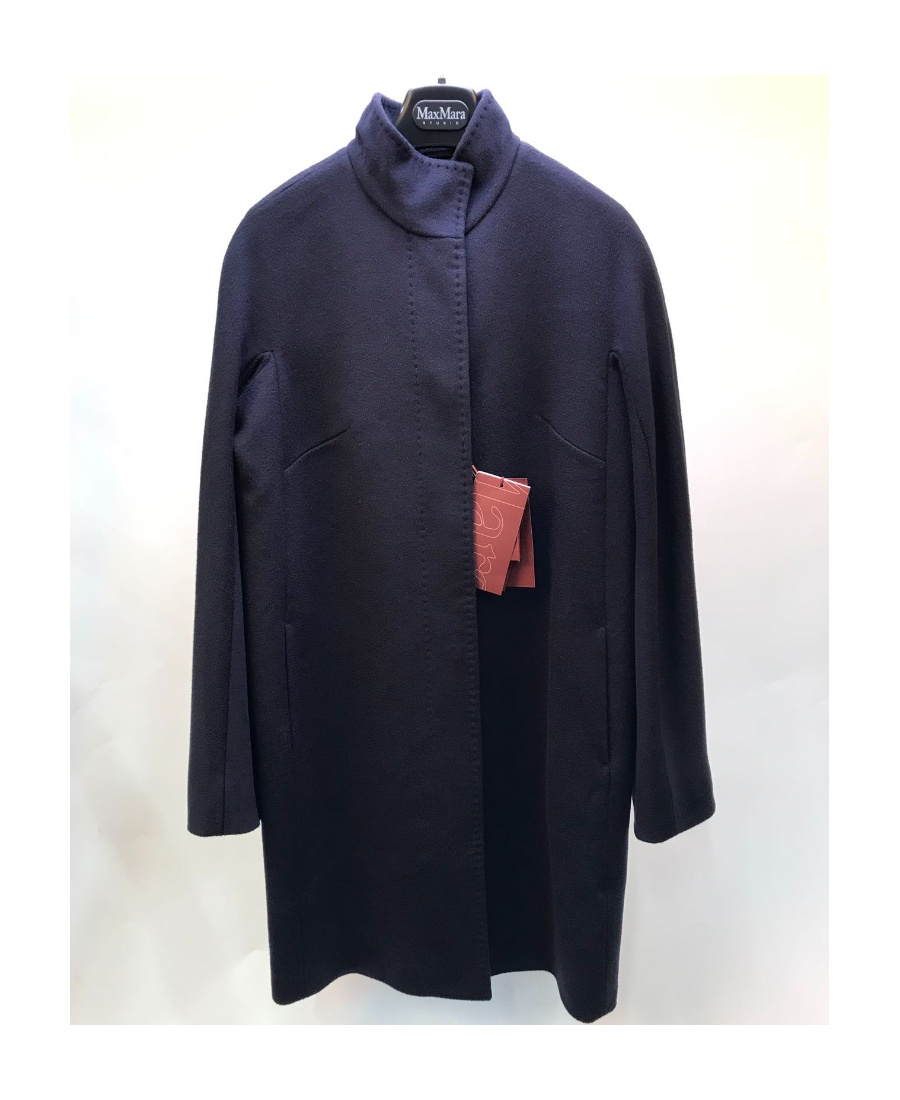 Max Mara Long-sleeved Coat In Black