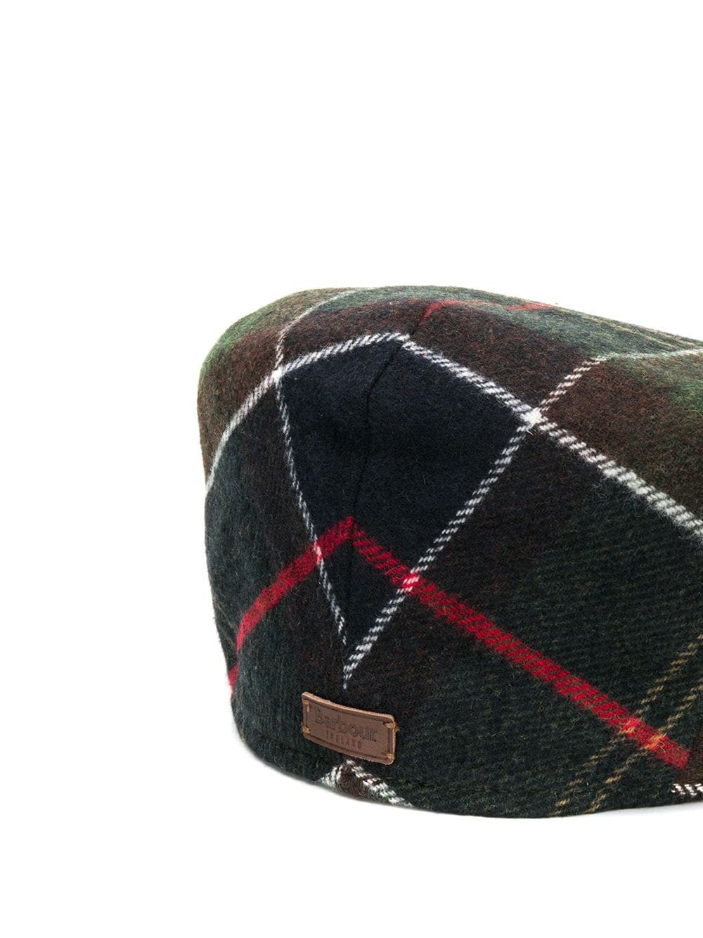 Barbour Checked Flat Cap In Black