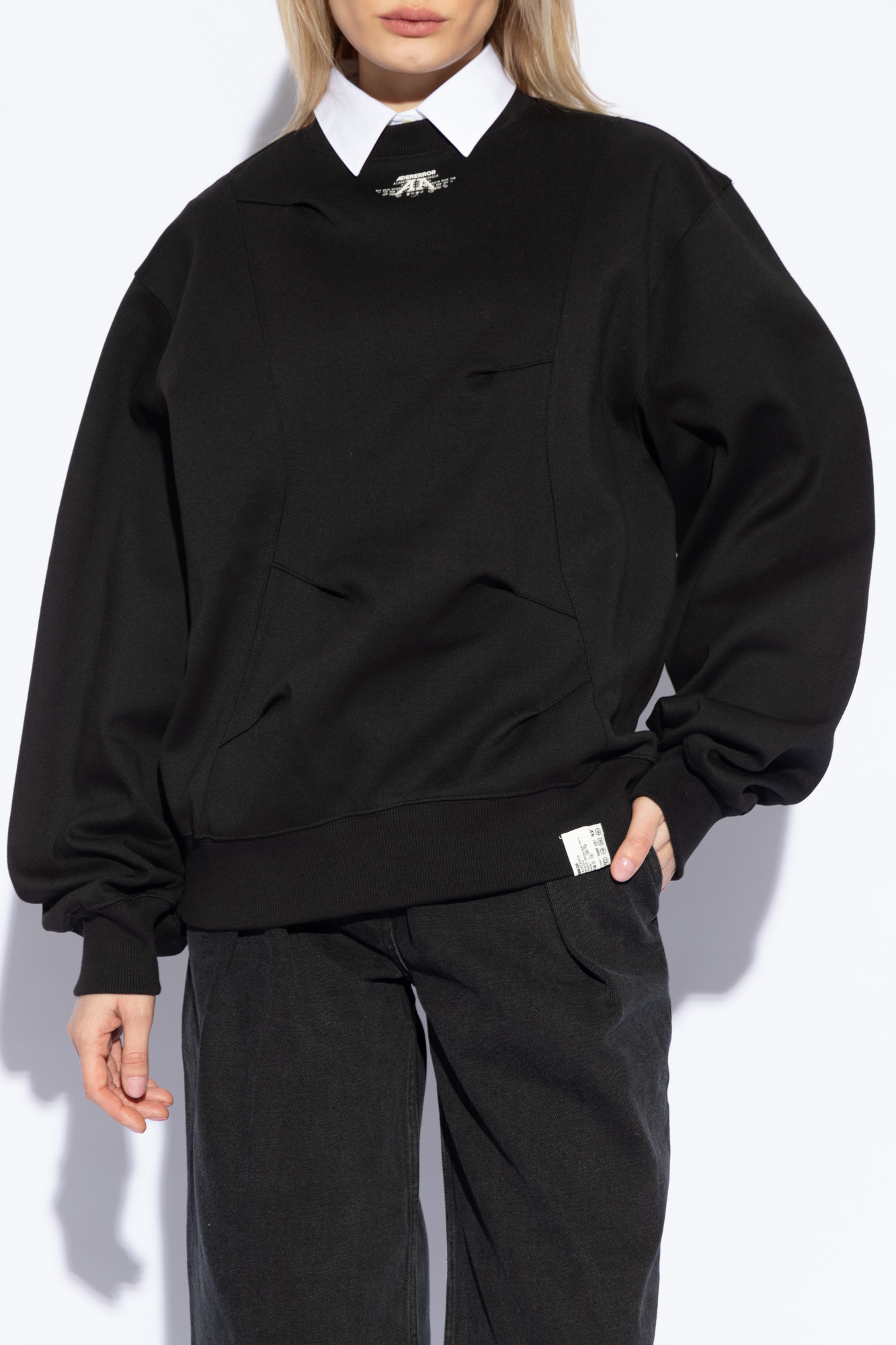 Ader Error Logo Sweater In Black