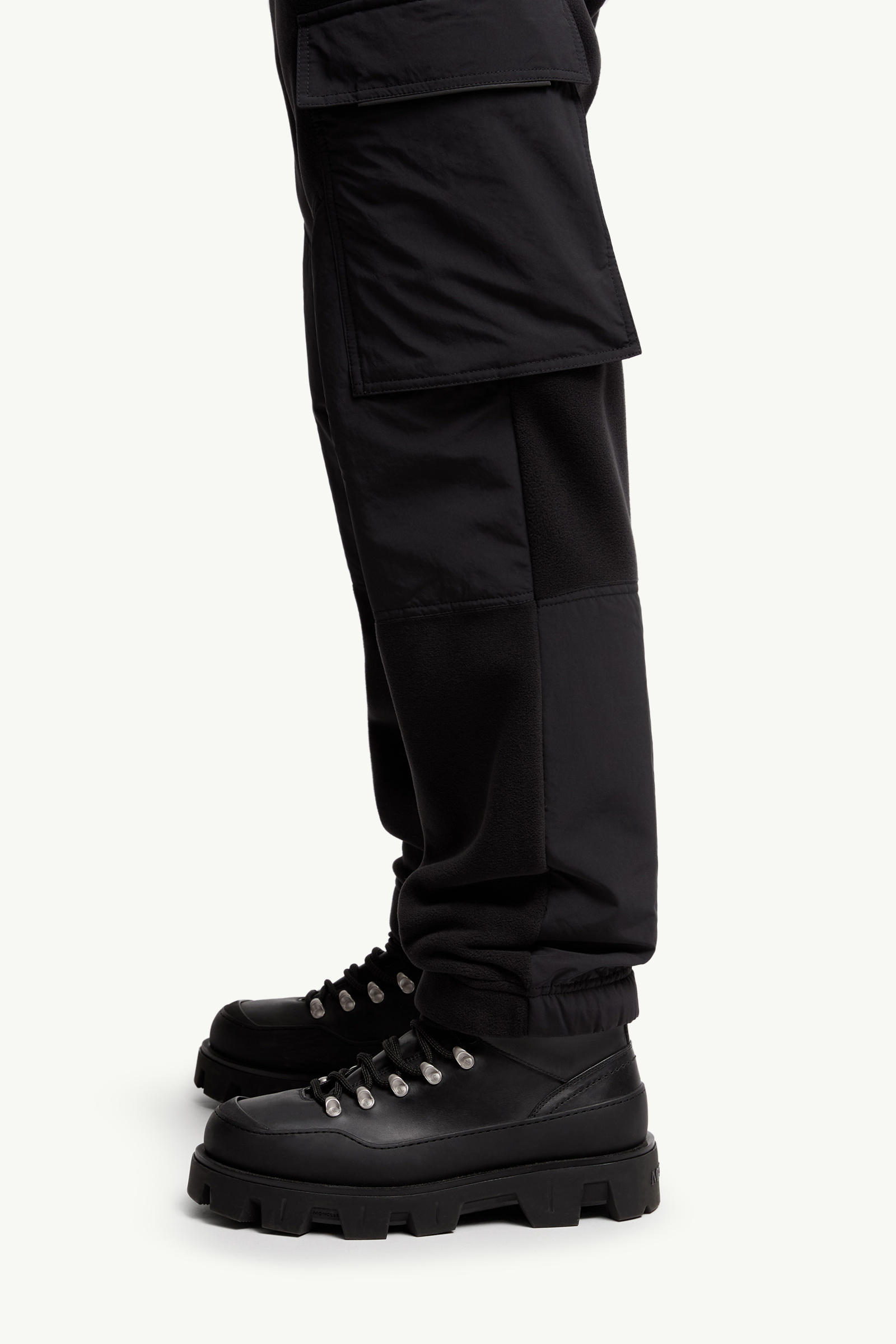 Moncler Grenoble Polartec Sports Pants In Black