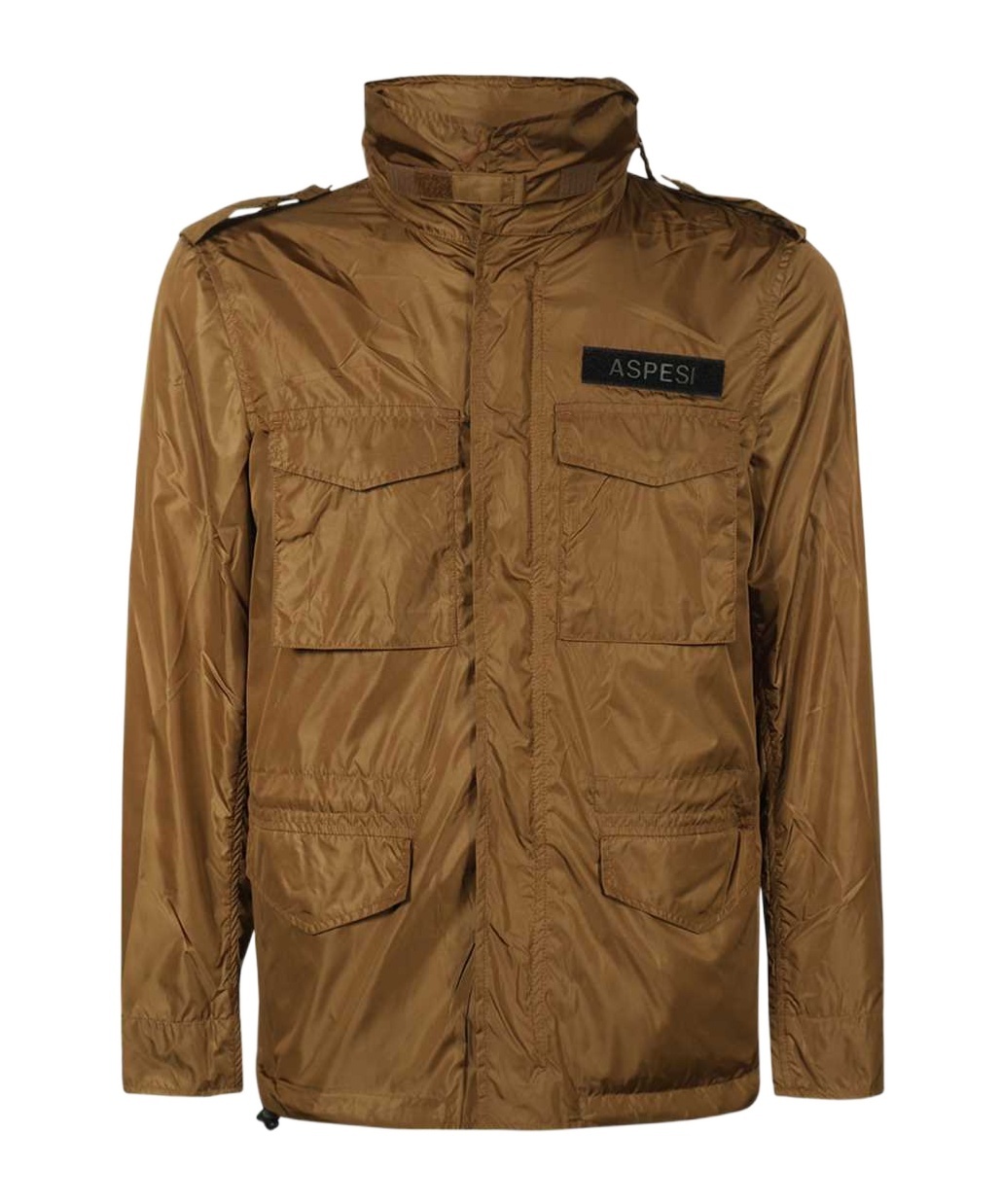Aspesi Long-sleeved Casual Jacket In Brown
