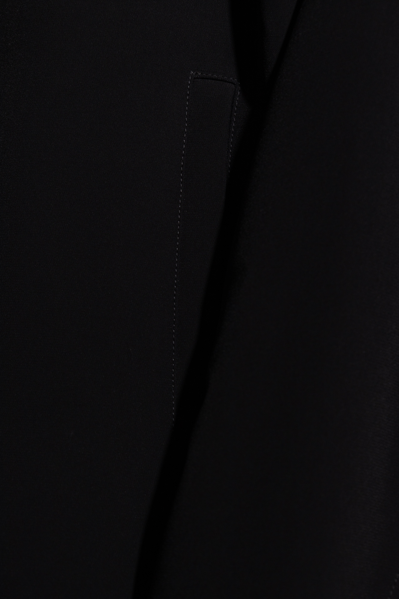 Alexander Mcqueen High Necked Ziped Jacket In Black