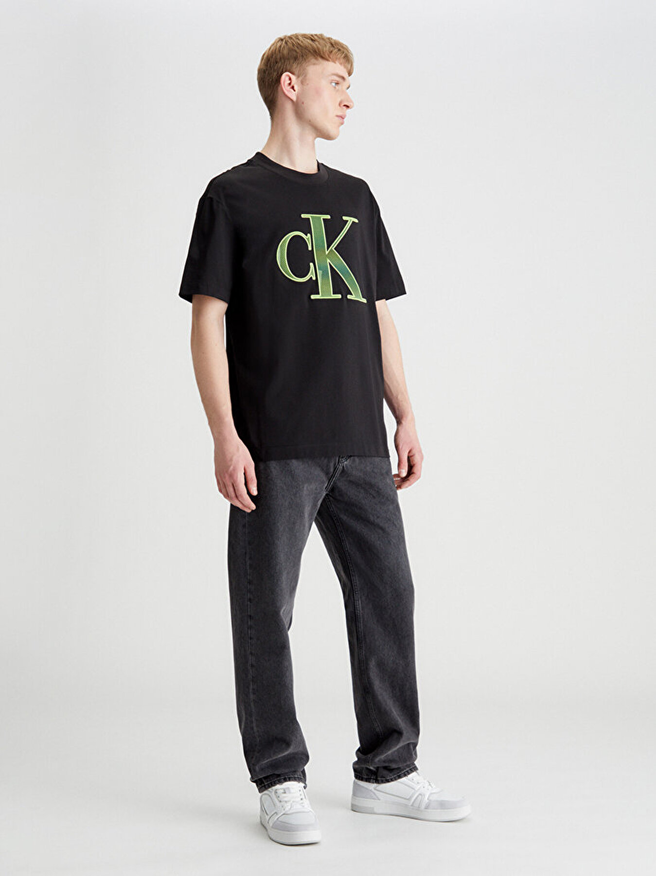 Calvin Klein Jeans Est.1978 T-shirt With Round Neck And Short Sleeves In Black