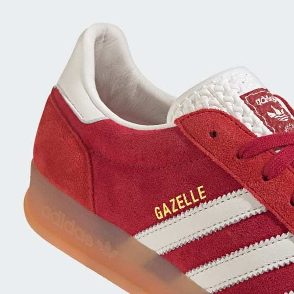 Adidas Originals Gazelle Indoor Sneakers In Red