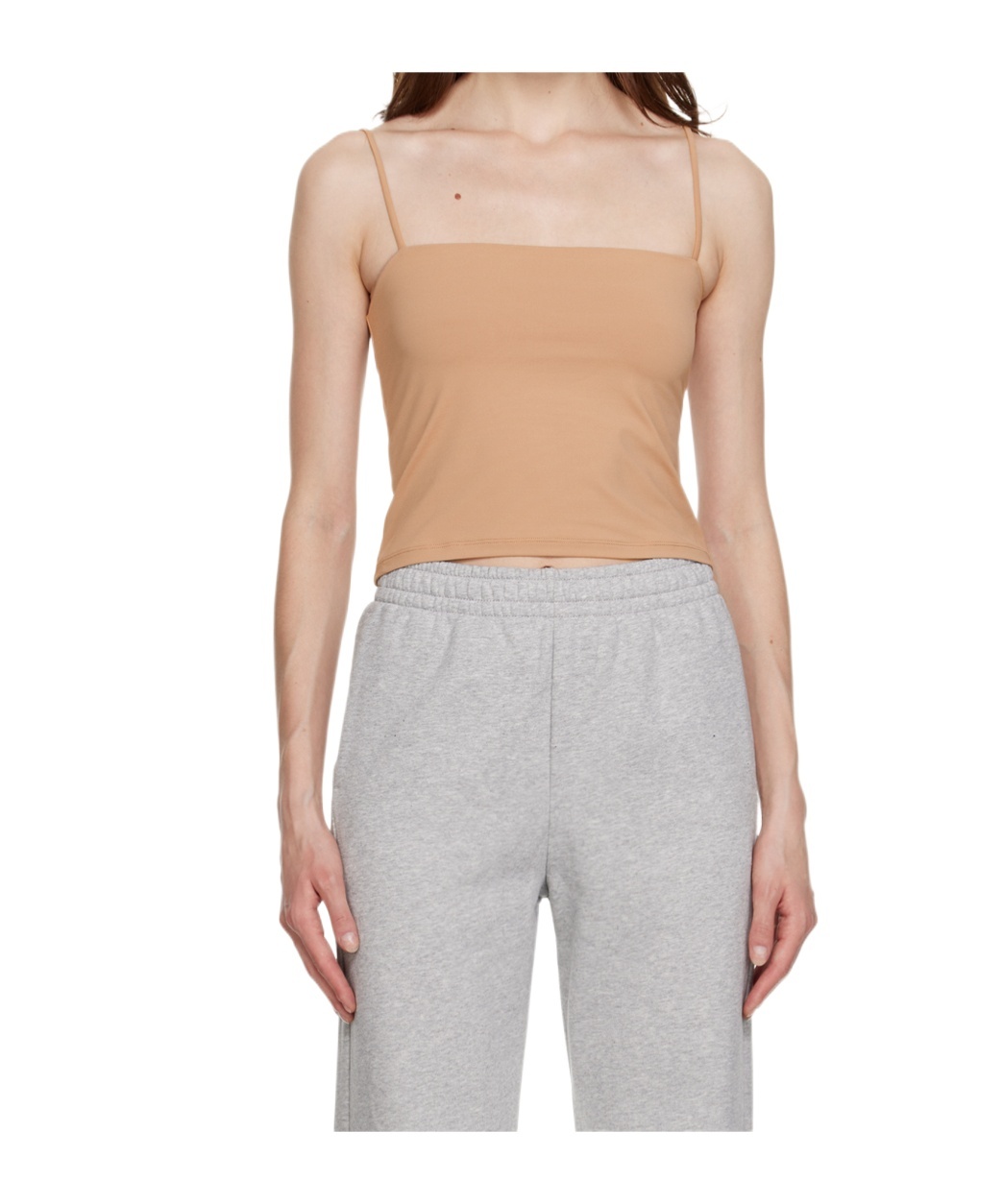 Filippa K Beige Spaghetti Strap Tank Top In Brown
