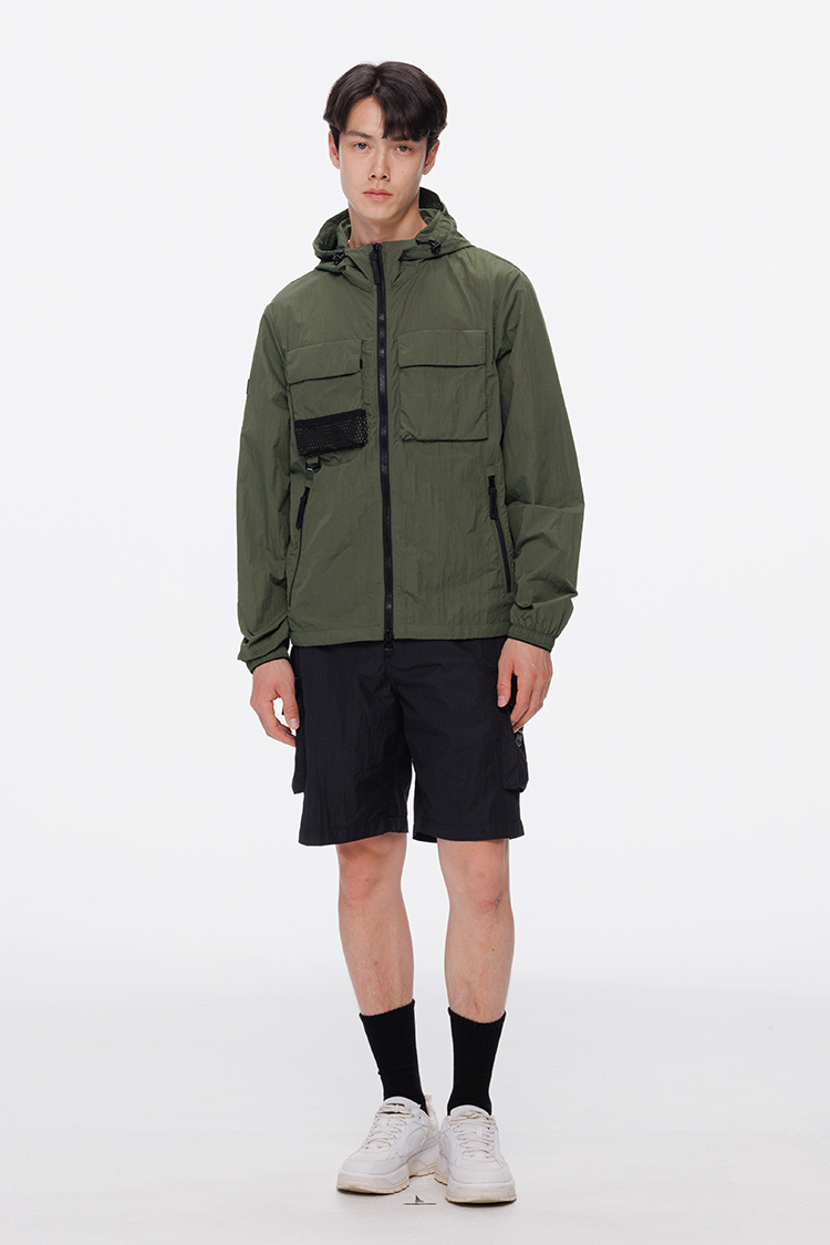 Duvetica Hooded Casual Jacket In Green