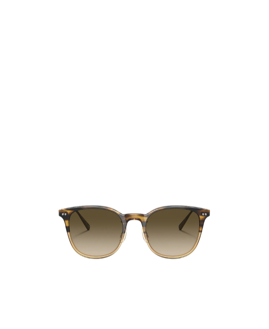 Oliver Peoples Logo Sunglasses In Brown