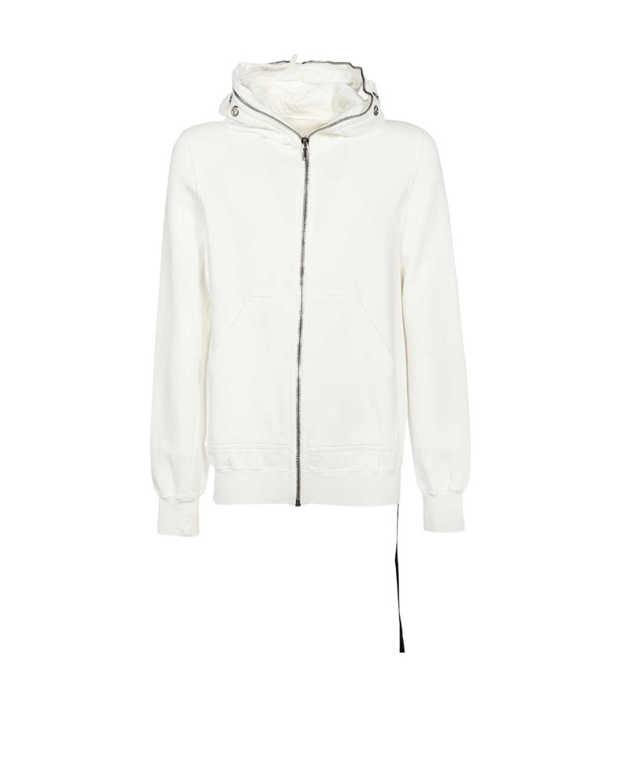 Rick Owens Drkshdw Long-sleeved Casual Jacket In White