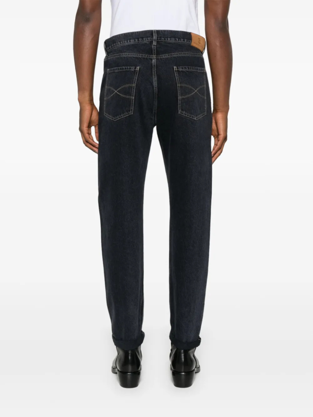 Brunello Cucinelli Five-pocket Denim Jeans With Belt Loops