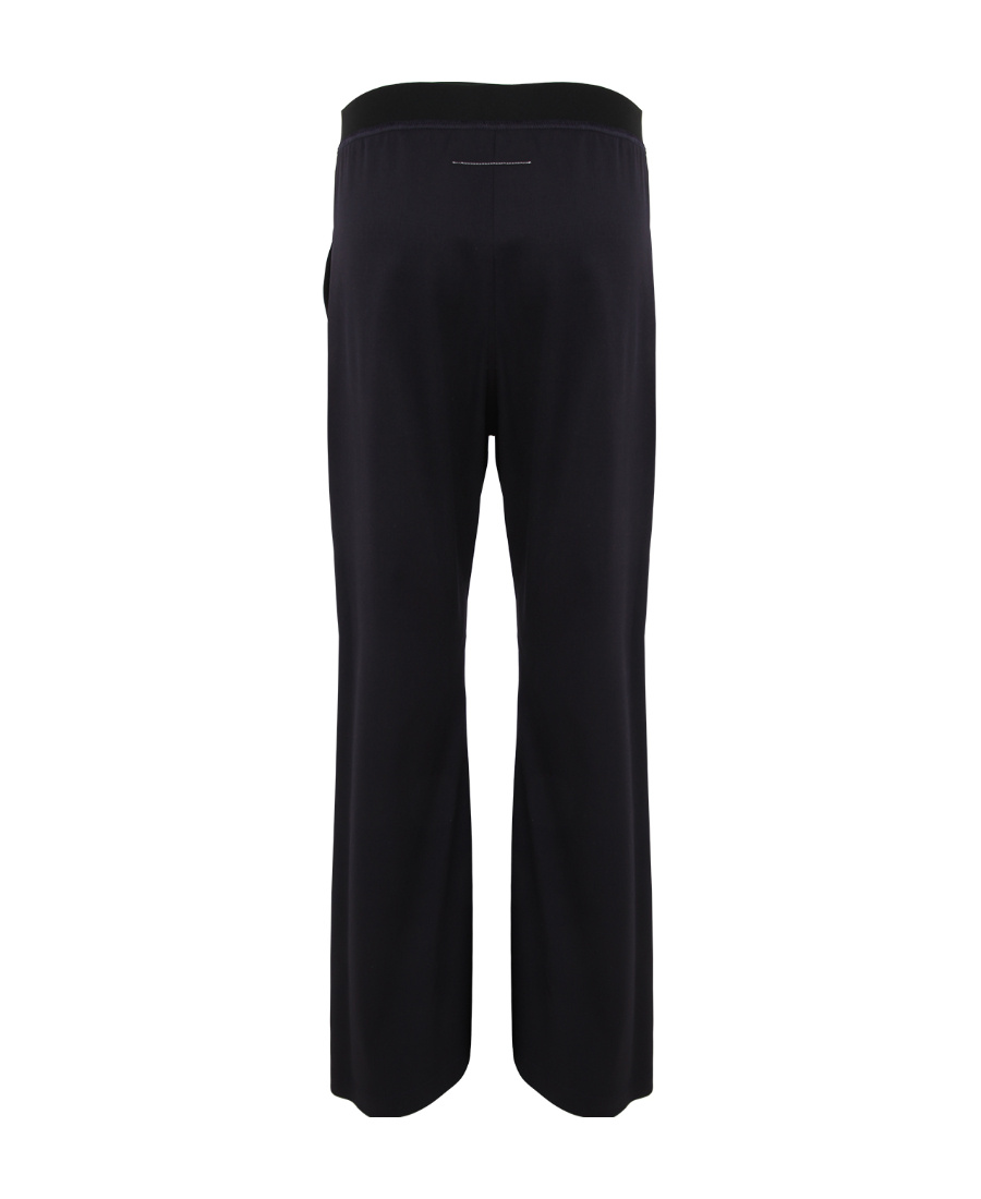 MM6 MAISON MARGIELA SEAM-DETAIL COTTON FLARED TROUSERS