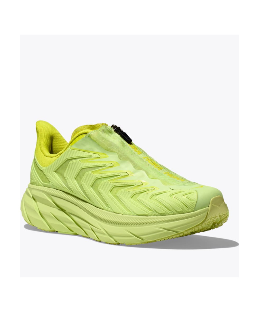 Hoka Zipper Closed Sneakers In Green