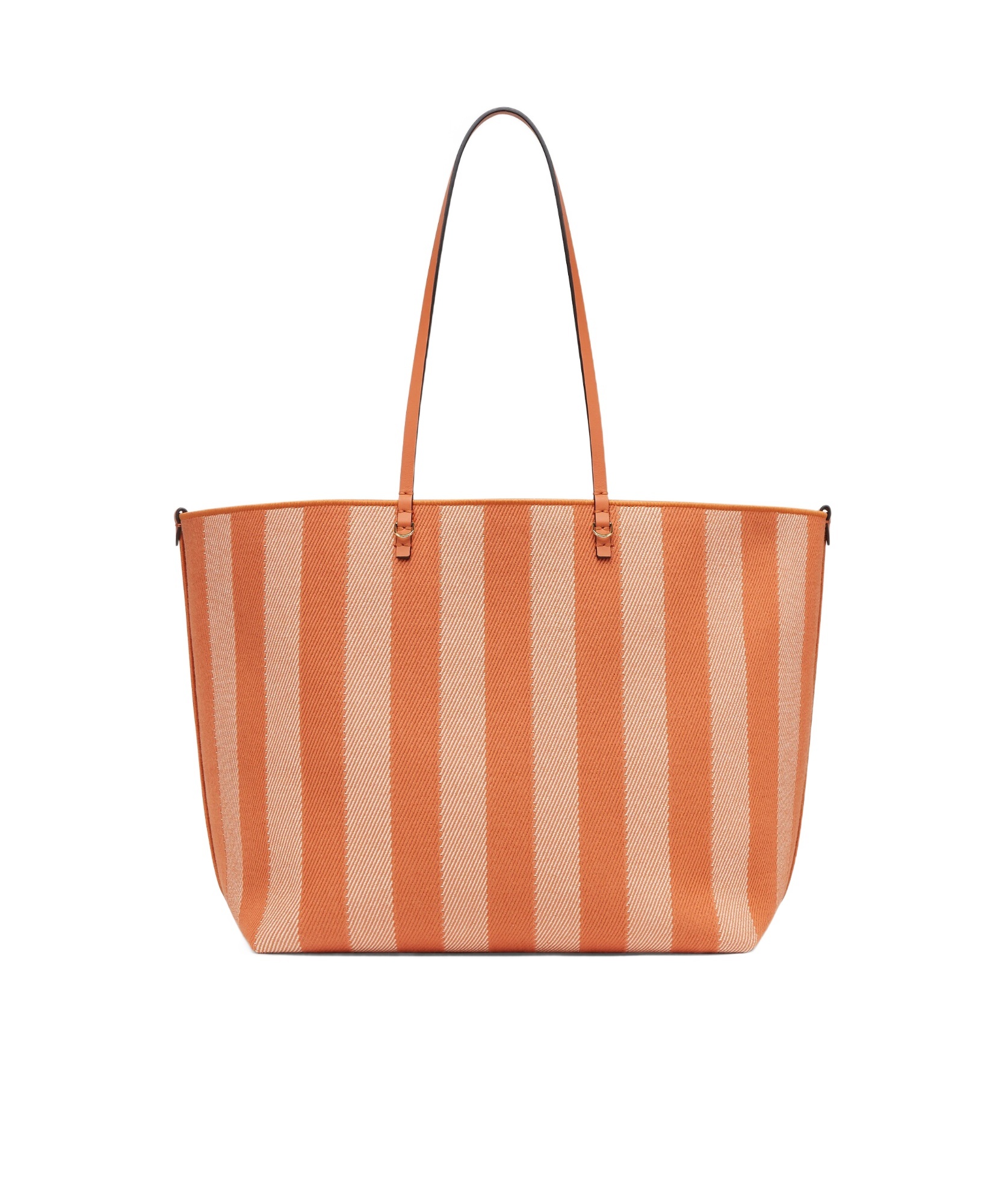 Fendi Roll Large Tote Bag In Orange