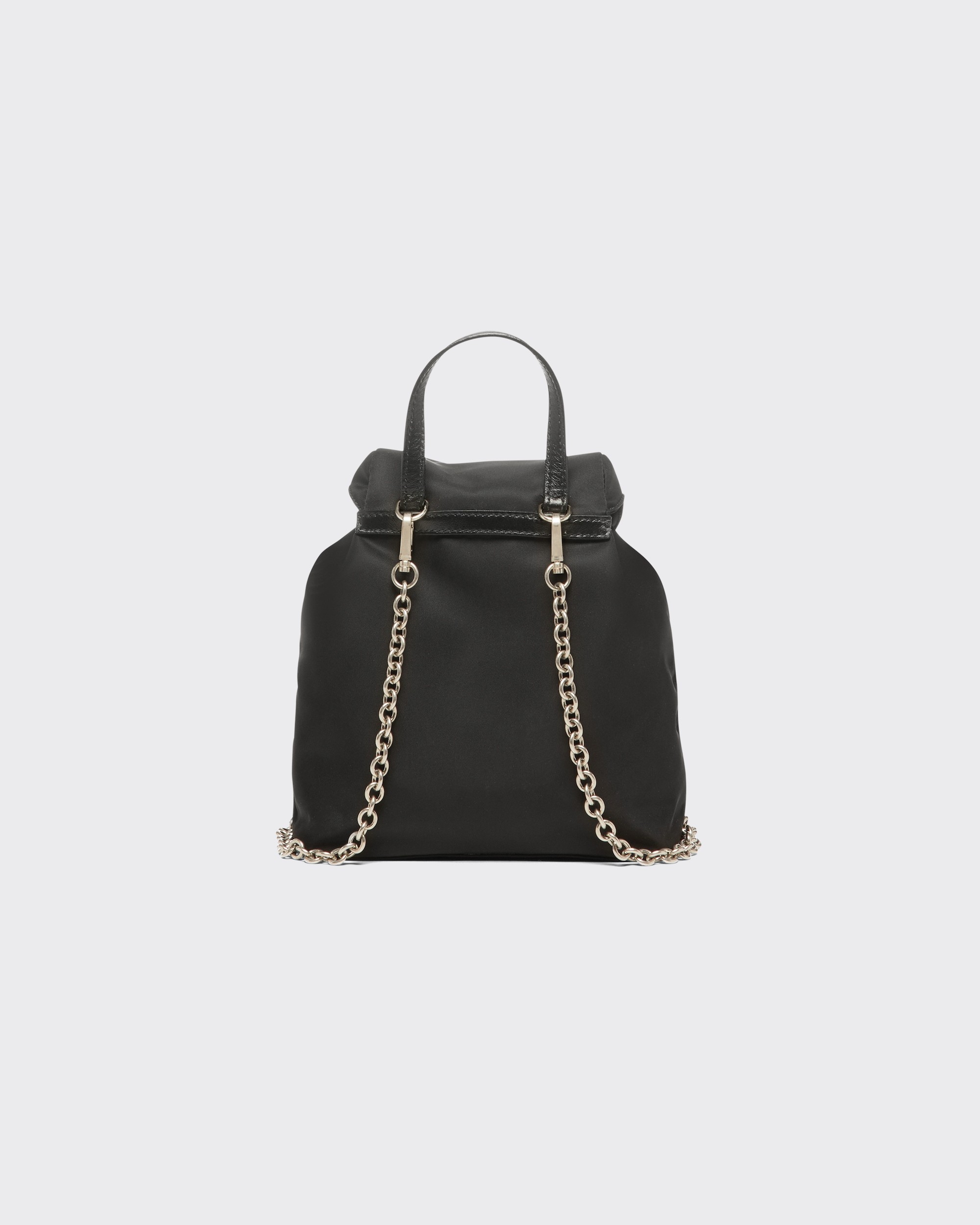 Prada Re-nylon Mini Backpack In Black