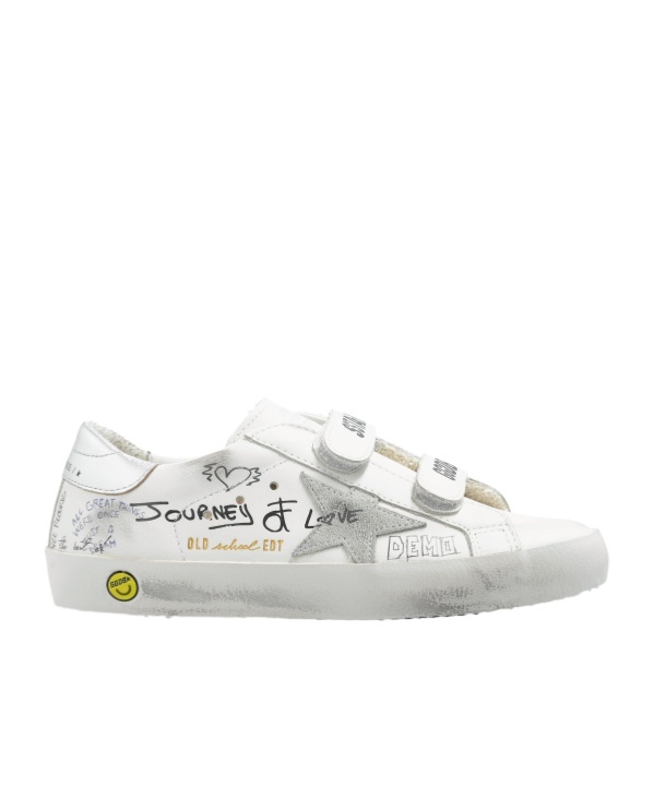 Golden Goose Round-head Sneakers In White