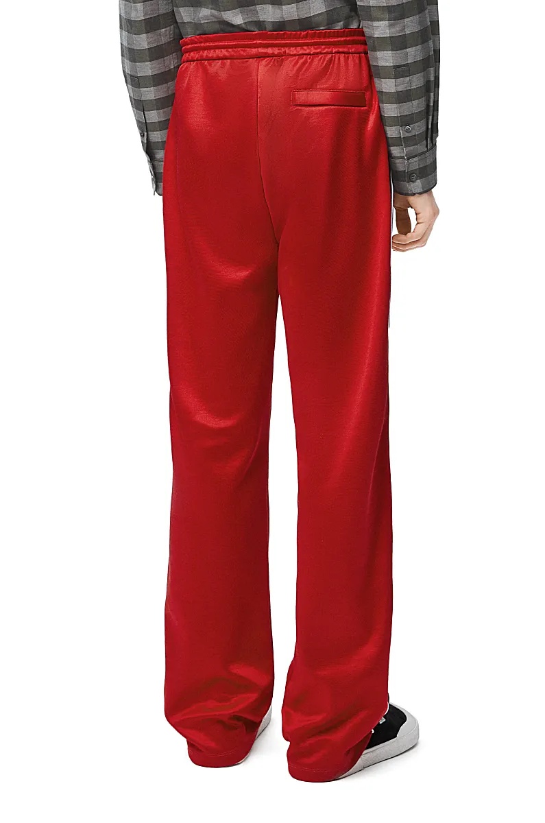 Loewe Elastic Waist Sweatpants In Red