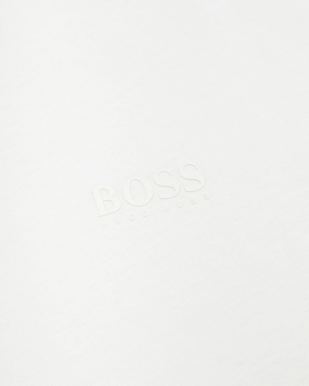 Hugo Boss Round-necked Logo T-shirt In White